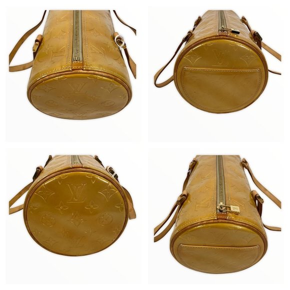 LOUIS VUITTON BEDFORD BEIGE VERNIS YELLOW 874125 - Picture 4 of 13